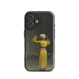 Prayer in the Mosque - Jean-leon Gerome Phone Case Iphone 16 / Gloss Black Phone Case Classical Painting Figure Golden Robe Cairo Mosque
