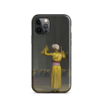 Prayer in the Mosque - Jean-leon Gerome Phone Case Iphone 12 Pro / Gloss Black Phone Case Classical Painting Figure Golden Robe Cairo