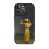 Prayer in the Mosque - Jean-leon Gerome Phone Case Iphone 16 Pro Max / Matte Black Phone Case Classical Painting Figure Golden Robes Cairo