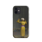 Prayer in the Mosque - Jean-leon Gerome Phone Case Iphone 12 / Gloss Black Phone Case Classical Painting Figure Golden Robes Cairo Mosque