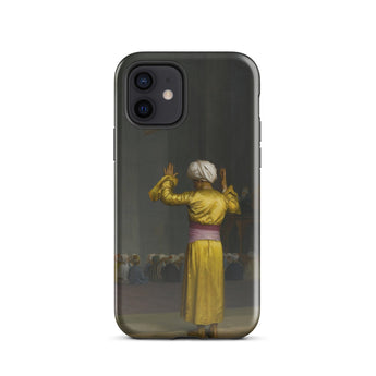 Prayer in the Mosque - Jean-leon Gerome Phone Case Iphone 12 / Gloss Black Phone Case Classical Painting Figure Golden Robes Cairo Mosque