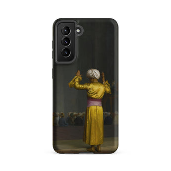 Prayer in the Mosque - Jean-leon Gerome Phone Case Samsung Galaxy S21 Fe / Matte Black Phone Case Classical Painting Man Golden Robes Cairo