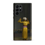 Prayer in the Mosque - Jean-leon Gerome Phone Case Samsung Galaxy S22 Ultra / Matte Black Phone Case Detailed Painting Man Golden Robes