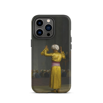 Prayer in the Mosque - Jean-leon Gerome Phone Case Iphone 13 Pro / Matte Black Phone Case Printed Classical Painting Man Golden Cairo