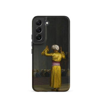 Prayer in the Mosque - Jean-leon Gerome Phone Case Samsung Galaxy S22 / Matte Black Phone Case Printed Classical Painting Man Golden Cairo