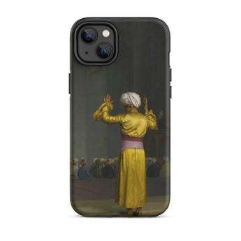Prayer in the Mosque - Jean-leon Gerome Phone Case Iphone 14 Plus / Matte Black Phone Case Printed Classical Painting Man Golden Cairo