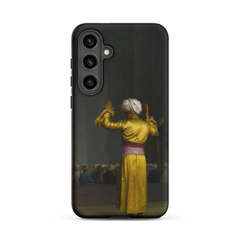 Prayer in the Mosque - Jean-leon Gerome Phone Case Samsung Galaxy S24 Plus / Matte Black Phone Case Printed Man Golden Robe White Cairo