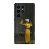 Prayer in the Mosque - Jean-leon Gerome Phone Case Samsung Galaxy S23 Ultra / Matte Sleek Black Phone Case Detailed Classical Painting