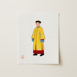 Priest - Qing Dynasty Art Print / Canvas, 11x14’’ / 28x36cm / Unframed / no Border, Posters Prints & Visual Artwork, Toby Leon