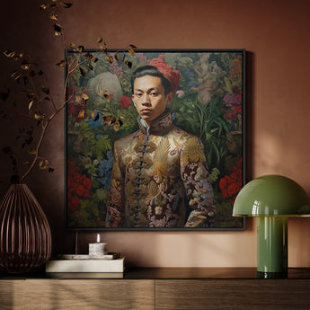 Prince Chakri - Gaysian Thai Royalty Kunstdruck / Leinwand, Poster, Drucke & visuelle Kunstwerke, Toby Leon