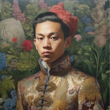 Prince Chakri - Gaysian Thai Royalty Kunstdruck / Leinwand, Poster, Drucke & visuelle Kunstwerke, Toby Leon