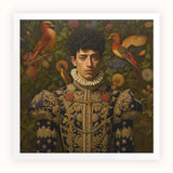 Prince Ignacio - Schwule spanische Royals-Kunstgrafik / Leinwand, 12x12’’ / 31x31cm / Ungerahmt / Weißer Rand, Poster, Drucke & visuelle Kunstwerke, Toby
