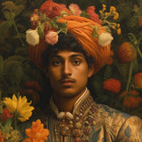 Prince Rajanikanta - Stampa artistica barocca Indian Gay Royalty / Tela, opera di Posters Prints & Visual, Toby Leon