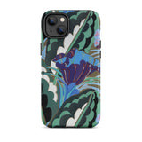 Purple Floral Motif - Edouard Benedictus Iphone Case 14 Plus / Matte Floral-patterned Phone Case Edouard Benedictus, Benedictus Iphone