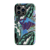 Purple Floral Motif - Edouard Benedictus Iphone Case 14 Pro Max / Matte Floral Patterned Phone Case Edouard Benedictus, Benedictus Iphone