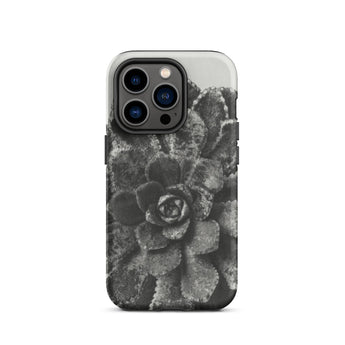 Pyramidal Saxifrage (saxifraga Aizoon) - Karl Blossfeldt Phone Case Iphone 14 Pro / Matte Succulent-patterned Phone Case Karl Blossfeldt,