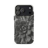 Pyramidal Saxifrage (saxifraga Aizoon) - Karl Blossfeldt Phone Case Iphone 17 Pro Max / Matte Black Succulent Phone Case Textured Design