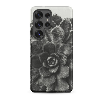 Pyramidal Saxifrage (saxifraga Aizoon) - Karl Blossfeldt Phone Case Samsung Galaxy S25 Ultra / Matte Black White Printed Phone Case