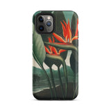 Queen Plant - Robert John Thornton Phone Case Iphone 11 Pro / Matte Bird Paradise Flower Phone Case Queen Plant, Orange Bloom Thrusts,