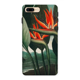 Queen Plant - Robert John Thornton Phone Case Iphone 8 Plus / Matte Bird Paradise Flower Phone Case Queen Plant, Orange Bloom Thrusts,