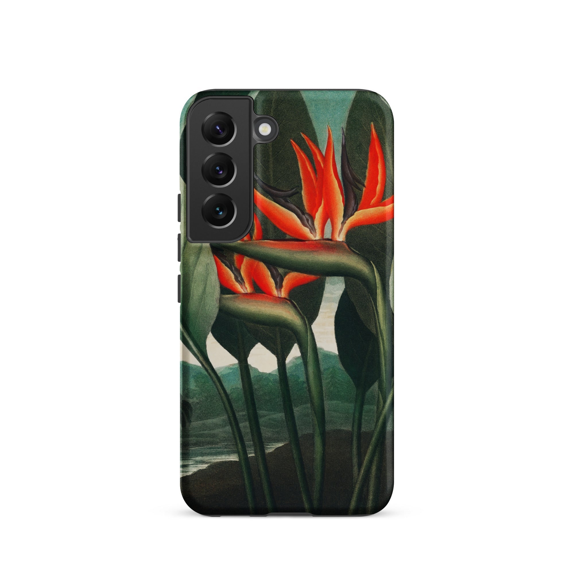 Queen Plant - Robert John Thornton Samsung Case, Galaxy S22 / Matte, Phone Case Vibrant Bird Paradise Floral Design