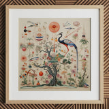 Queer Menagerie Pt 2 - Alien Bird Taxonomy Art Print / Canvas, Queer Menagerie, Extraterrestrial Zoology Meets, Alien Gay Bird