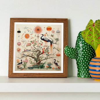 Queer Menagerie Pt 3 - Alien Bird Taxonomy Art Print, Posters Prints & Visual Artwork, Toby Leon