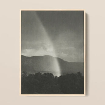 Rainbow - Alfred Stieglitz Black and White Art Print / Canvas, 12x16’’ / 31x41cm / Natural Frame, Posters Prints & Visual Artwork, Toby Leon