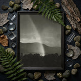 Rainbow - Alfred Stieglitz Black and White Art Print / Canvas Black-framed Photograph Grayscale Landscape Prominent Bolt Sky Distant