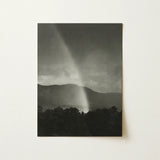 Rainbow - Alfred Stieglitz Black and White Art Print / Canvas Black-and-white Photographic Dramatic Rainstorm Visible Distant Stieglitz’s,