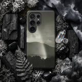 Rainbow - Alfred Stieglitz Black & White Phone Case Dark Gray Phone Case Monochrome Landscape Design Mountains Alfred Stieglitz, Storm
