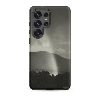 Rainbow - Alfred Stieglitz Black & White Phone Case Samsung Galaxy S25 Ultra / Matte Black Phone Case Monochrome Landscape Design Mountains