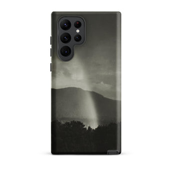 Rainbow - Alfred Stieglitz Black & White Phone Case Samsung Galaxy S22 Ultra / Matte Black Phone Case Monochrome Landscape Design Mountains