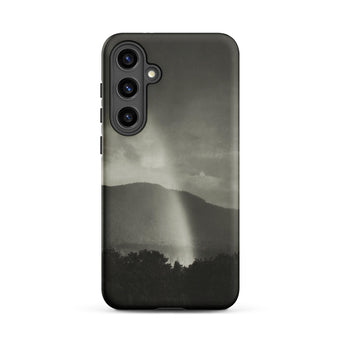 Rainbow - Alfred Stieglitz Black & White Phone Case Samsung Galaxy S24 Plus / Matte Black Phone Case Monochrome Photograph Rainbow