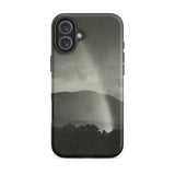 Rainbow - Alfred Stieglitz Black & White Phone Case Iphone 16 Plus / Matte Black Phone Case Mountain Rainbow Design Alfred Stieglitz, Storm