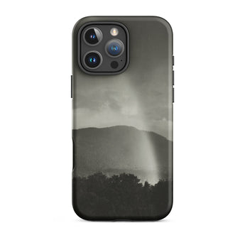 Rainbow - Alfred Stieglitz Black & White Phone Case Iphone 16 Pro Max / Matte Black Phone Case Mountain Scene Alfred Stieglitz, Storm