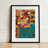 Rainbow Butterflies - E.a. Seguy Pochoir Art Print / Canvas, 12x16’’ / 31x41cm / Black Frame / Matboard, Posters Prints & Visual Artwork,