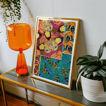 Rainbow Butterflies - E.a. Seguy Pochoir Art Print / Canvas Colorful Framed Artwork Vibrant Patterns Tropical Motifs, Chromatic Exuberance