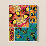 Rainbow Butterflies - E.a. Seguy Pochoir Art Print / Canvas Vibrant Butterfly-themed Art Print Bold Yellow Black Pink Seguy Pochoir Art,