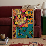 Rainbow Butterflies - E.a. Seguy Pochoir-Kunstdruck / Leinwand, Poster, Drucke & visuelle Kunstwerke, Toby Leon