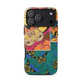 Rainbow Butterflies - E.a. Seguy Pochoir Iphone Case 17 Pro Max / Matte Iphone 12 Pro Max Case Colorful Floral Pattern Rainbow Butterflies
