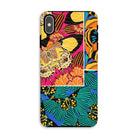 Rainbow Butterflies - E.a. Seguy Pochoir Iphone Case, Xs Max / Matte, Colorful Patterned Phone Case Vibrant Floral Butterfly Designs