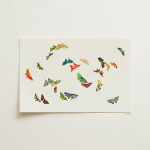 Rainbow Butterflies - Kamisaka Sekka Art Print / Canvas, Kamisaka Sekka, Sekka’s Rainbow Butterflies, Japan’s Tumultuous Meiji