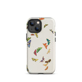 Rainbow Butterflies - Kamisaka Sekka iPhone-Hülle, 13 Mini / Matt, Handyhüllen, Toby Leon