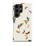 Rainbow Butterflies - Kamisaka Sekka Phone Case, Samsung Galaxy S24 Ultra / Matte, Mobile Cases, Toby Leon