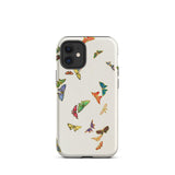 Rainbow Butterflies - Kamisaka Sekka Phone Case Iphone 12 Mini / Matte Butterfly-patterned, Chō Senshu, Meiji-era Artistic Revolution
