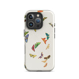 Rainbow Butterflies - Kamisaka Sekka Phone Case Iphone 16 Pro / Matte Butterfly-patterned Phone Case Kamisaka Sekka, Chō Senshu, Meiji-era