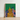 Vibrant Framed Artwork Stylized Golden Demon Green Eyes Lanny Sommese Builds, Rainbow Devil, Horned Trickster Grins