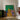 Vibrant Framed Pop-art Painting Stylized Yellow Demon Blue Lanny Sommese Builds, Rainbow Devil, Horned Trickster Grins