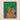 Vibrant Stylized Painting Black Frame Depicts Golden-skinned Figure Lanny Sommese Builds, Rainbow Devil, Horned Trickster Grins